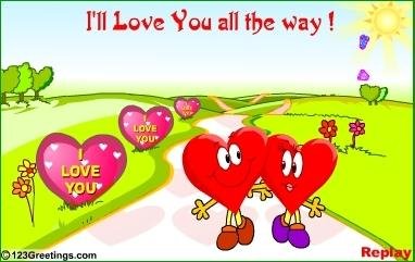 ФЛЭШ ОТКРЫТКА I LOVE YOU