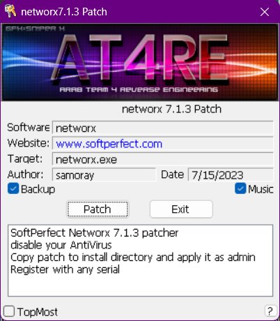 Networx Patch v7. 1. 3 pass 44448888