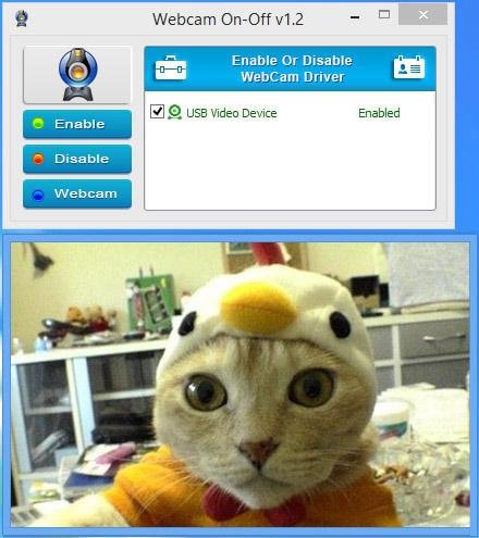 WebCam On. . Off (portable)