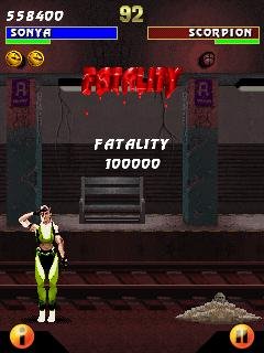 mortal kombat 3 en nokia 6230i s40 208x2
