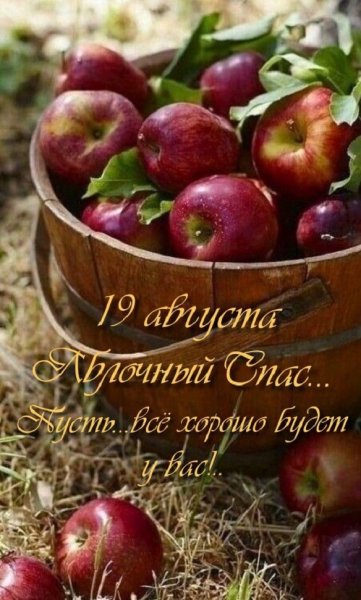 19 Августа Яблочный Спас