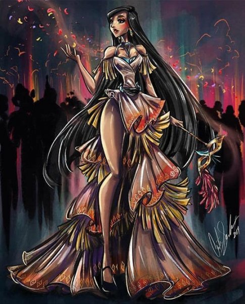 Disney Midnight Masquerade. krixartx88 - Pocahontas