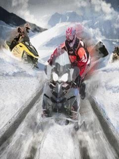 Snowmobile Racing