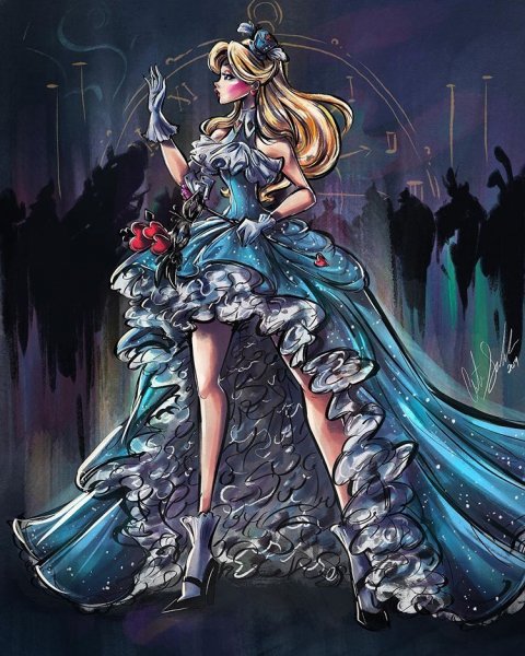 Disney Midnight Masquerade. krixartx88 - Alice