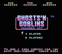 Ghosts 'N Goblins Powered Up!! v. 1. 0 [NES]