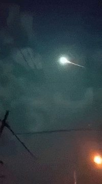 гифки аргентина метеорит космос