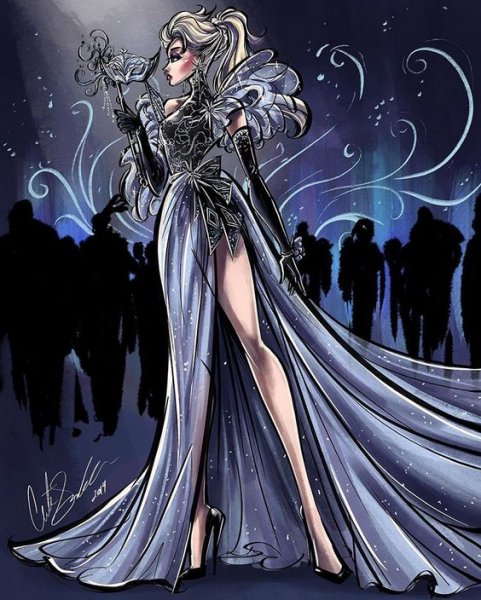 Disney Midnight Masquerade. krixartx88 - Elsa