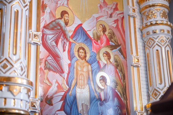 Хор храма Рождества Пресвятой Богородицы в Крылатском - Крещение Господне Тропарь