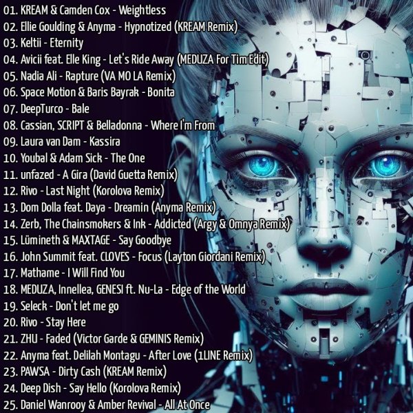 Various Artists - The Best Melodic House &amp;amp; Techno 2025