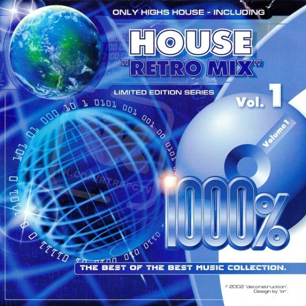 VA - 1000% House (Retro Mix) Vol. 1 (2002) [Cassette vers. ]