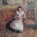 Camille Pissarro Jeanne Reading 1899.jpg