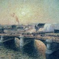 Camille Pissarro The Bridge of Boieldieu Rouen - Sunset 1896.jpg