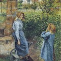 Young Woman and Child at the Well 1882.jpg