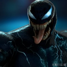 venom 3d model by herogollum-dclviig