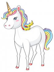 Adorable-unicorn-with-rainbow-mane 1639-50018