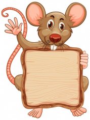 Board-template-with-cute-mouse-white-background 1308-44068