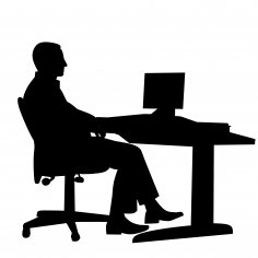 Clip-art-line-office-chair-table-illustration-graphic9