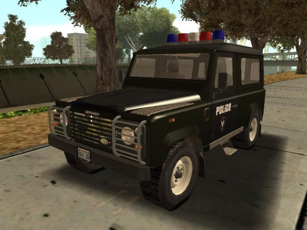 Police Landrover