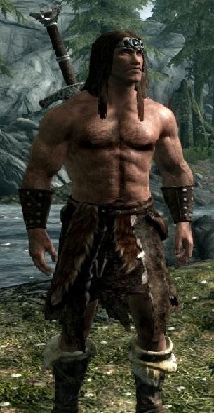 TES V Skyrim персонаж KOHAH Варвар