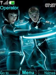 TRON. Quorra and Sam