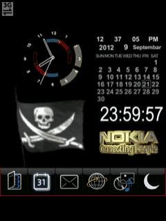Nokia часы календарь