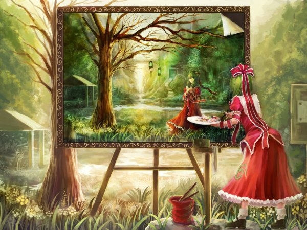 kagiyama hina картина платье..file