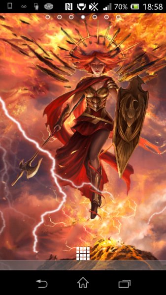Fire Angel 3D Live Wallpaper - v.1.30