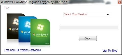 Windows 7 Anytime Upgrade Keygen