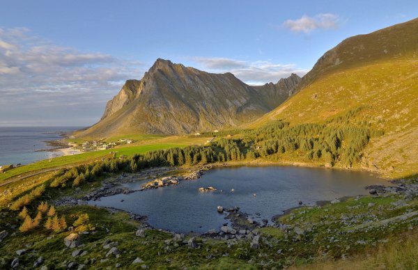 Norway Mountains Lofoten