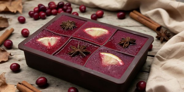 Клюквенный чай в кубиках