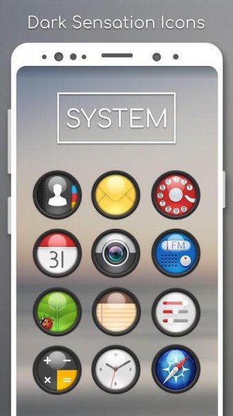 Dark Sensation Icon Pack 1.0.3