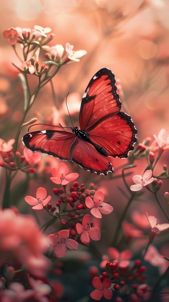 Butterfly-on-red-flowers-231024