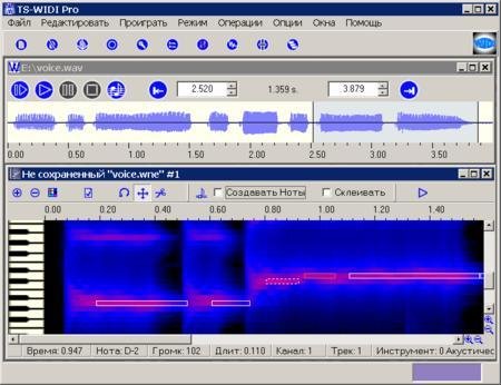 wav2mid