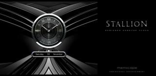 STALLION Designer Clock Widget