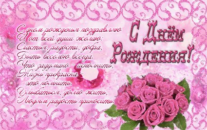 Анимация С днем Рождения