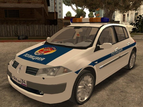 Renault megan полиция россии