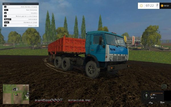 farming simulator 2015 mod gruzovik kama