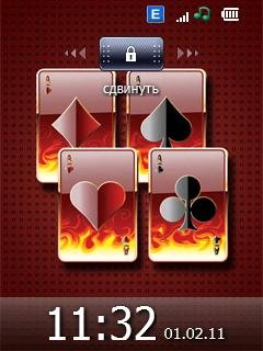 playing cards up