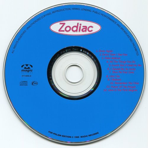 ZODIAC - ZODIAC /// Album CD, 1998