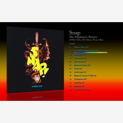MaJeSTiK MaGiC - Snap (1992) The Madman&amp;apos;s Return [CD Album - Promo Box]