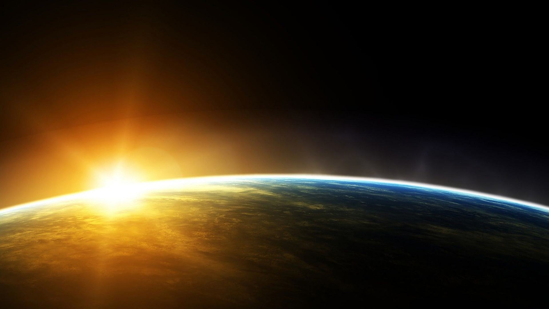 kosmicheskiy zakat 1920x1080
