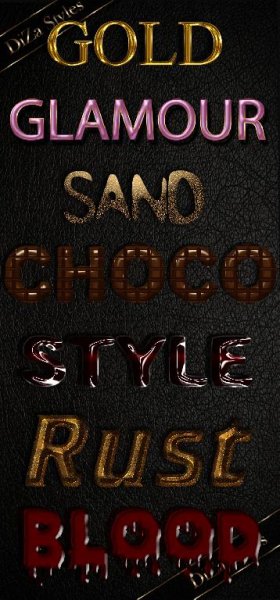 Text styles Mix