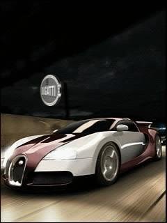 Bugatti car анимация