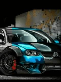 Bmw car фольцфаген анимация