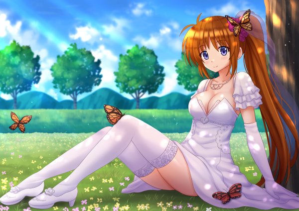 nanoha takamati nanoha takamachi iz anime lirichnaja