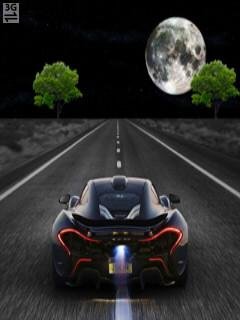 Sport car на дороге