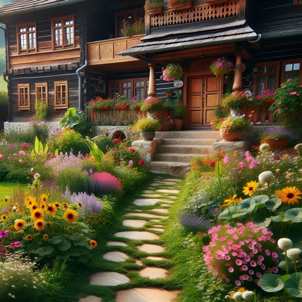 Дом,пастораль,арт,пейзаж.107