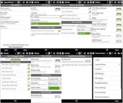 HTCPedia Settings Tool