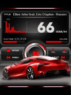 Turbo car player спидометр