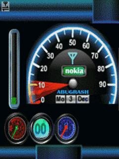Blue speed спидометр анимация
